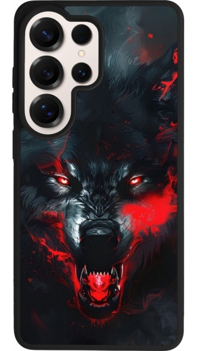 Samsung Galaxy S26 Ultra Case Hülle - Silikon schwarz Halloween 2024 mad werewolf