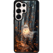 Samsung Galaxy S26 Ultra Case Hülle - Silikon schwarz Halloween 2025 Ghost in the forest