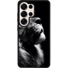 Samsung Galaxy S26 Ultra Case Hülle - Silikon schwarz Lion looking up