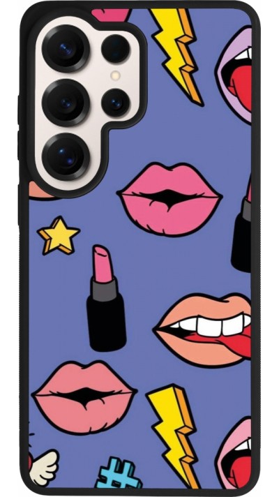 Samsung Galaxy S26 Ultra Case Hülle - Silikon schwarz Lips and lipgloss