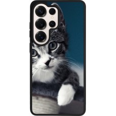 Samsung Galaxy S26 Ultra Case Hülle - Silikon schwarz Meow 23
