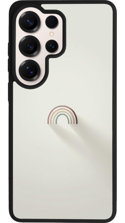 Samsung Galaxy S26 Ultra Case Hülle - Silikon schwarz Mini Regenbogen Minimal