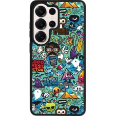 Samsung Galaxy S26 Ultra Case Hülle - Silikon schwarz Mixed Cartoons Turquoise