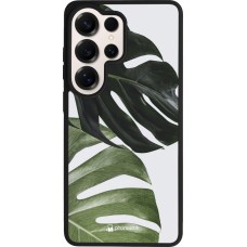 Samsung Galaxy S26 Ultra Case Hülle - Silikon schwarz Monstera Plant