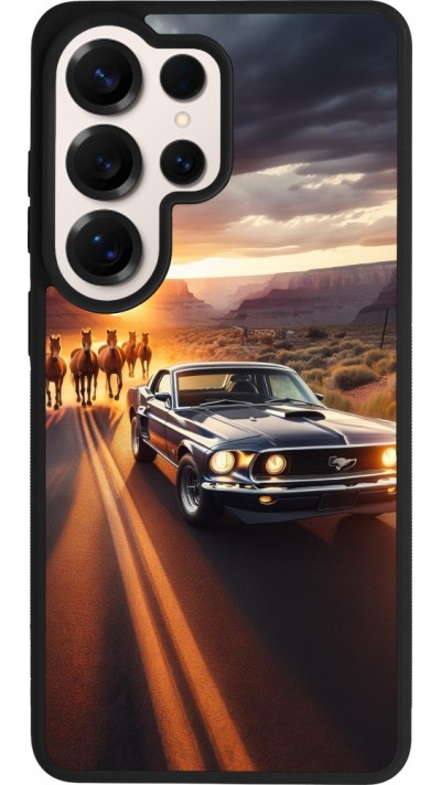 Samsung Galaxy S26 Ultra Case Hülle - Silikon schwarz Mustang 69 Grand Canyon