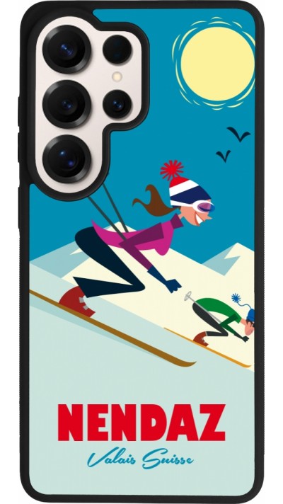 Samsung Galaxy S26 Ultra Case Hülle - Silikon schwarz Nendaz Ski Downhill