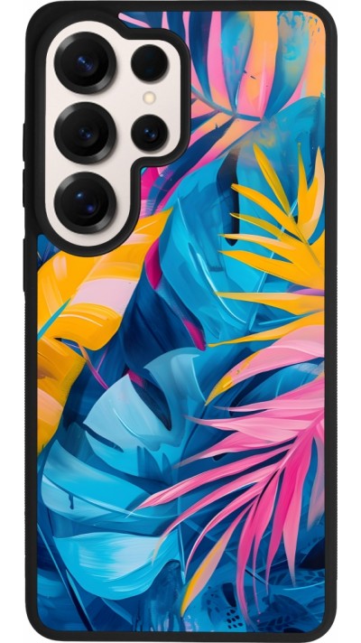 Samsung Galaxy S26 Ultra Case Hülle - Silikon schwarz Palms Blue