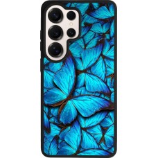 Samsung Galaxy S26 Ultra Case Hülle - Silikon schwarz Papillon bleu