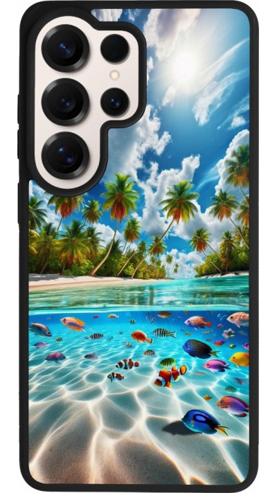Samsung Galaxy S26 Ultra Case Hülle - Silikon schwarz Strandparadies
