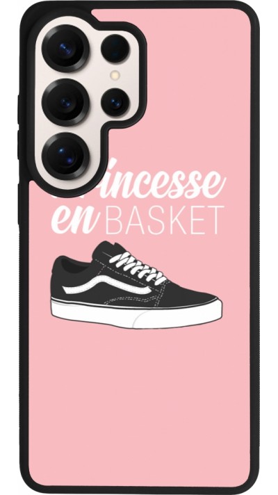 Coque Samsung Galaxy S26 Ultra - Silicone rigide noir princesse en basket