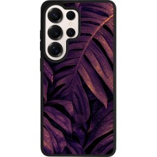 Coque Samsung Galaxy S26 Ultra - Silicone rigide noir Purple Light Leaves
