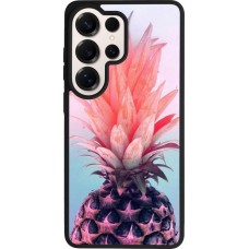 Coque Samsung Galaxy S26 Ultra - Silicone rigide noir Purple Pink Pineapple