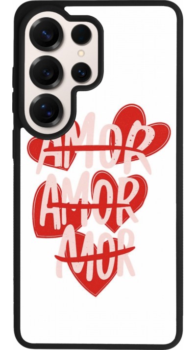 Coque Samsung Galaxy S26 Ultra - Silicone rigide noir Saint Valentines Day 26 Amor