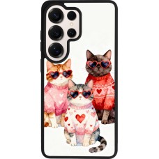 Coque Samsung Galaxy S26 Ultra - Silicone rigide noir Saint Valentines Day 26 Cat Love