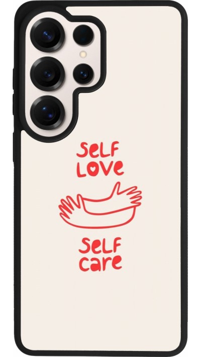 Samsung Galaxy S26 Ultra Case Hülle - Silikon schwarz Saint Valentines Day 26 Self love self care