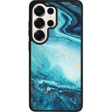 Samsung Galaxy S26 Ultra Case Hülle - Silikon schwarz Sea Foam Blue