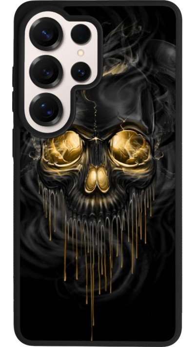 Samsung Galaxy S26 Ultra Case Hülle - Silikon schwarz Skull 02