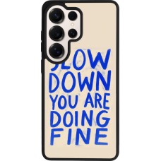 Samsung Galaxy S26 Ultra Case Hülle - Silikon schwarz Slow down 2026