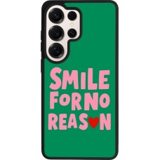 Samsung Galaxy S26 Ultra Case Hülle - Silikon schwarz Smile for no reason 2026