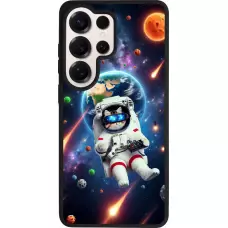 Coque Samsung Galaxy S26 Ultra - Silicone rigide noir VR SpaceCat Odyssey