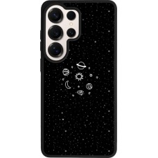 Samsung Galaxy S26 Ultra Case Hülle - Silikon schwarz Space Doodle