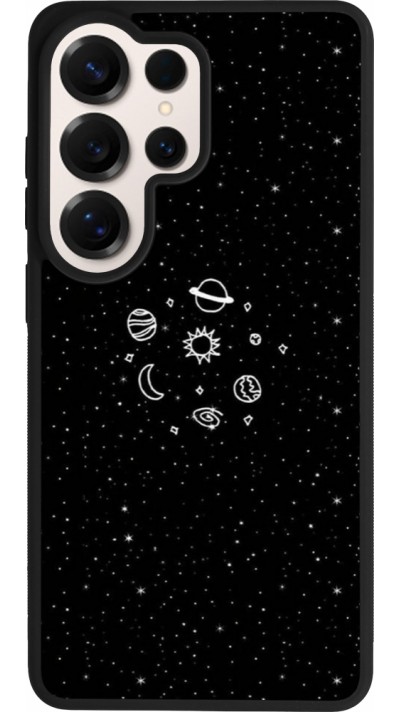 Samsung Galaxy S26 Ultra Case Hülle - Silikon schwarz Space Doodle
