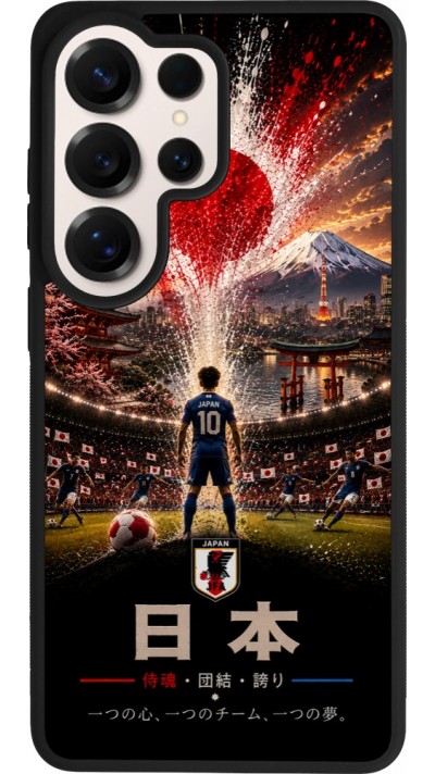 Samsung Galaxy S26 Ultra Case Hülle - Silikon schwarz Fussball Japan splash 2026
