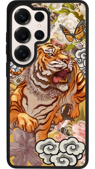 Samsung Galaxy S26 Ultra Case Hülle - Silikon schwarz Spring 23 japanese tiger