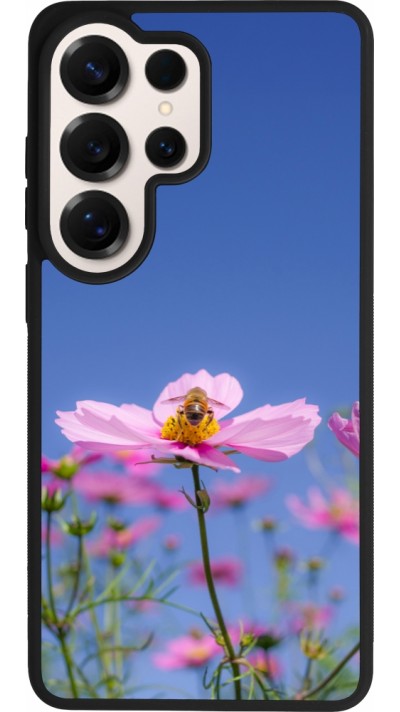Samsung Galaxy S26 Ultra Case Hülle - Silikon schwarz Bee on a flower 2026