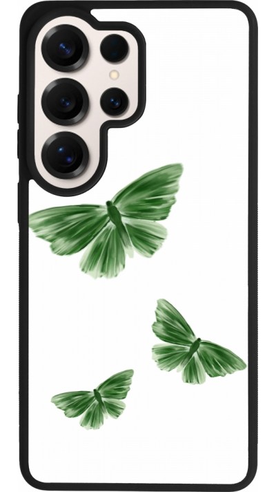 Samsung Galaxy S26 Ultra Case Hülle - Silikon schwarz Butterflies 2026