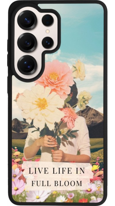 Samsung Galaxy S26 Ultra Case Hülle - Silikon schwarz Live life in full moon 2026