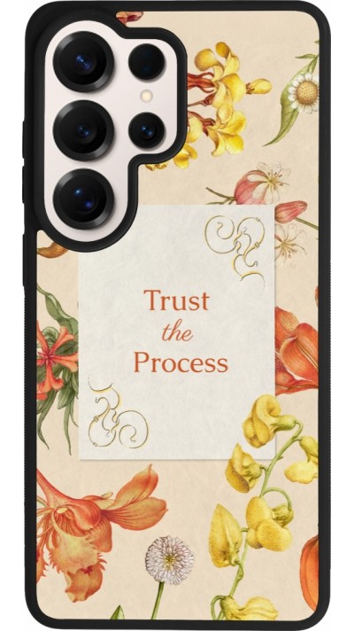 Samsung Galaxy S26 Ultra Case Hülle - Silikon schwarz Trust the process 2026