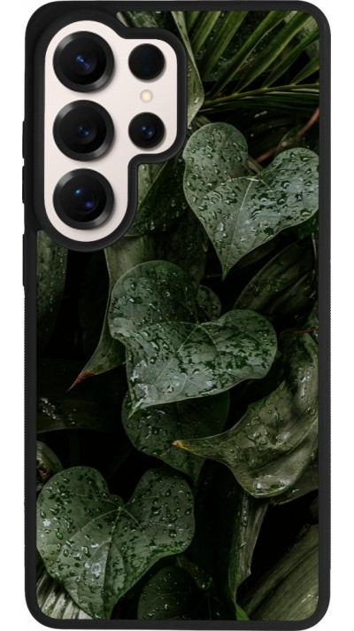 Samsung Galaxy S26 Ultra Case Hülle - Silikon schwarz Spring 23 fresh plants