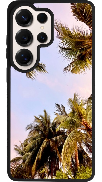 Samsung Galaxy S26 Ultra Case Hülle - Silikon schwarz Summer 2023 palm tree vibe
