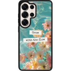 Samsung Galaxy S26 Ultra Case Hülle - Silikon schwarz Summer 2025 Grow with the flow