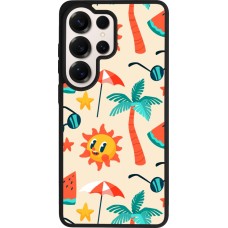 Samsung Galaxy S26 Ultra Case Hülle - Silikon schwarz Summer 2025 Pattern soleil