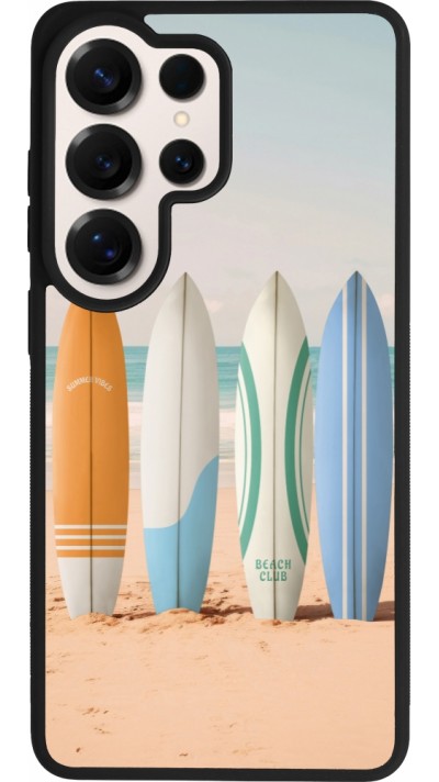 Samsung Galaxy S26 Ultra Case Hülle - Silikon schwarz Summer surfboard 2025