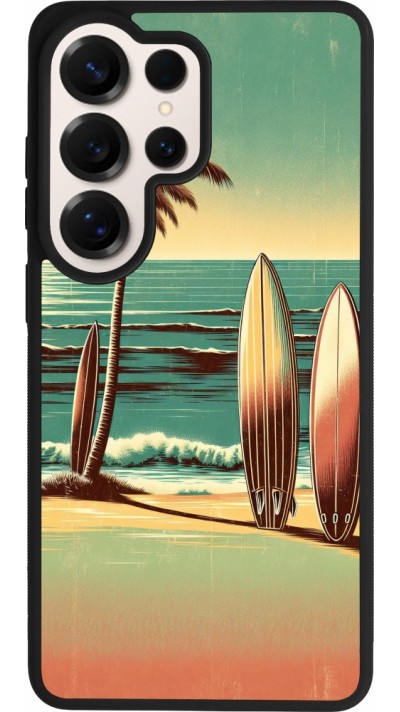 Samsung Galaxy S26 Ultra Case Hülle - Silikon schwarz Surf Paradise