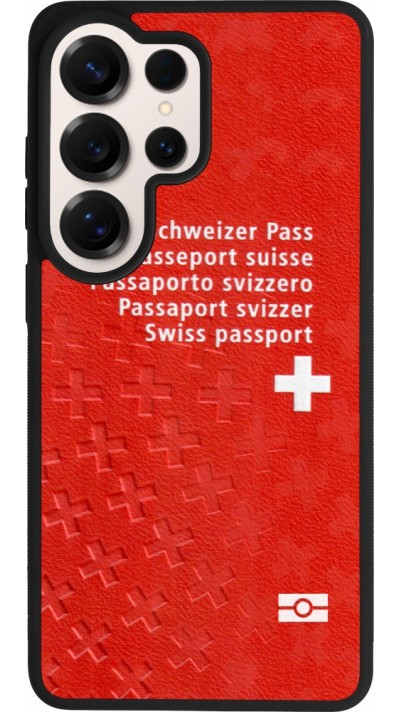 Samsung Galaxy S26 Ultra Case Hülle - Silikon schwarz Swiss Passport