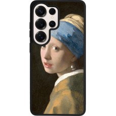 Samsung Galaxy S26 Ultra Case Hülle - Silikon schwarz Kunstbild - Das Mädchen mit dem Perlenohrring - Jan Vermeer