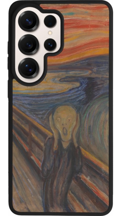 Samsung Galaxy S26 Ultra Case Hülle - Silikon schwarz Kunstbild - Der Schrei - Edvard Munch