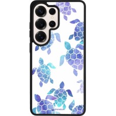 Samsung Galaxy S26 Ultra Case Hülle - Silikon schwarz Turtles pattern watercolor