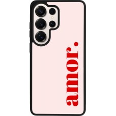 Samsung Galaxy S26 Ultra Case Hülle - Silikon schwarz Valentine 2024 amor