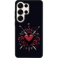 Samsung Galaxy S26 Ultra Case Hülle - Silikon schwarz Valentine 2024 gothic love