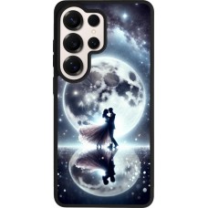 Samsung Galaxy S26 Ultra Case Hülle - Silikon schwarz Valentin 2024 Liebe unter dem Mond