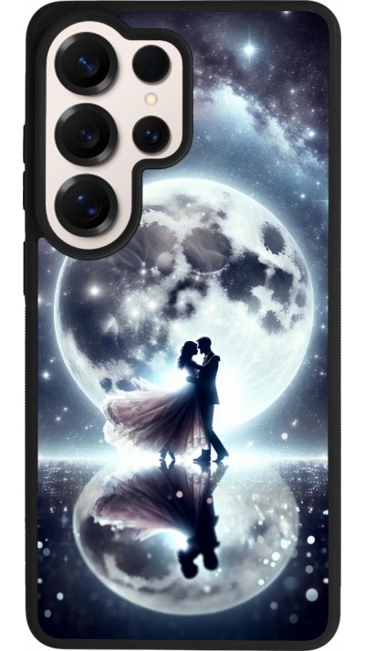 Samsung Galaxy S26 Ultra Case Hülle - Silikon schwarz Valentin 2024 Liebe unter dem Mond