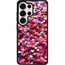 Samsung Galaxy S26 Ultra Case Hülle - Silikon schwarz Valentin 2025 Konfetti