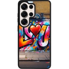 Samsung Galaxy S26 Ultra Case Hülle - Silikon schwarz Valentin 2025 Liebe U Tag
