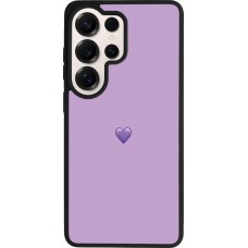 Samsung Galaxy S26 Ultra Case Hülle - Silikon schwarz Valentine 2023 purpule single heart