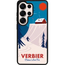 Samsung Galaxy S26 Ultra Case Hülle - Silikon schwarz Verbier Cabane Mont-Fort